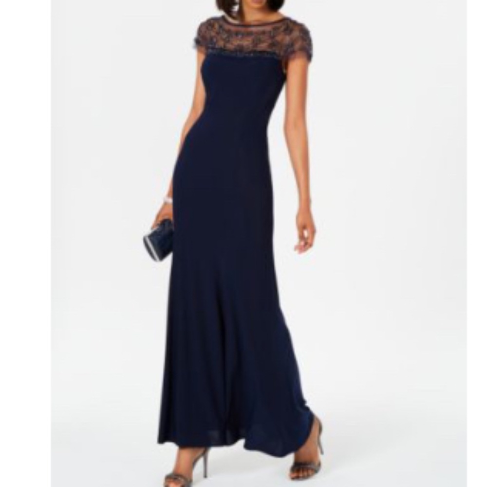 Navy Blue RM Richards Mother of the Groom/Bride Dress